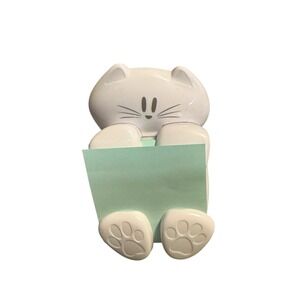 Post-It Pop Up Sticky Notes Cat Shape 3x3 Dispenser Paperweight Desk Accessory